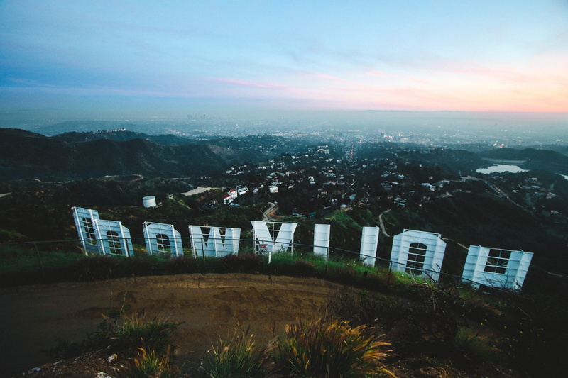 building, night, building exterior, los, mountain, house, plant, nature, architecture, sign, hill, white sky, high angle view, tree, residential district