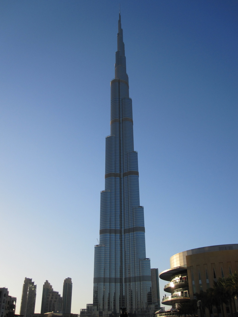 clear sky, u a e, nature, city, architecture, burj dubai, dubai city, low angle view, modern, sky, spire, tall - high, high, Tower, financial district