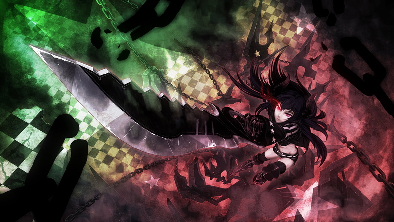 arms, art, haired, pattern, shadow, shape, futuristic, backgrounds, blackrock shooter, 2K, illustration, illuminated, spade, computer Graphic, move, girl