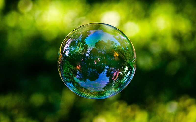 720P, depth, reflections, fields, bubbles, x, art, macro, nature, hd, field