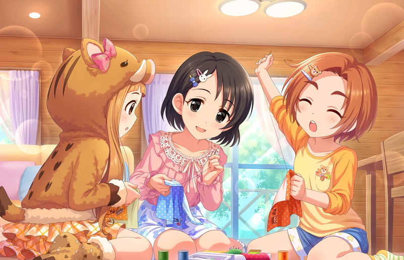 Kaoru Ryuzaki, The iDOLM@STER Cinderella Girls, Chie Sasaki, Nina Ichihara, 1080P, Anime