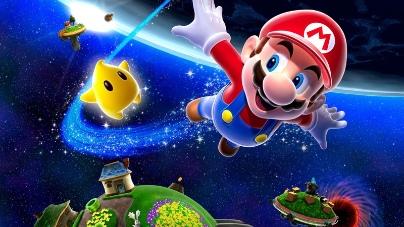 art, Super Mario Galaxy, video, multicolor, hd, galaxy, Mario, super, 1080P, games