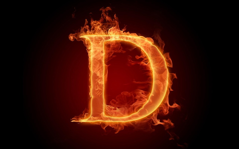 Alphabet, Fiery, 1920x1200 px, picture, 1080P, d, the, English