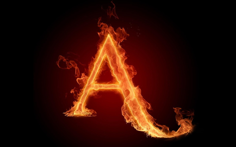 Fiery, 1080P, 1920x1200 px, English, Alphabet, picture, a, the