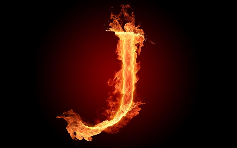 1080P, Fiery, the, English, Alphabet, J, 1920x1200 px, picture