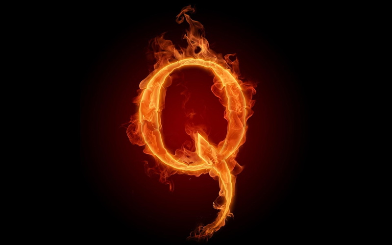 picture, 1080P, Alphabet, Q, the, 1920x1200 px, Fiery, English