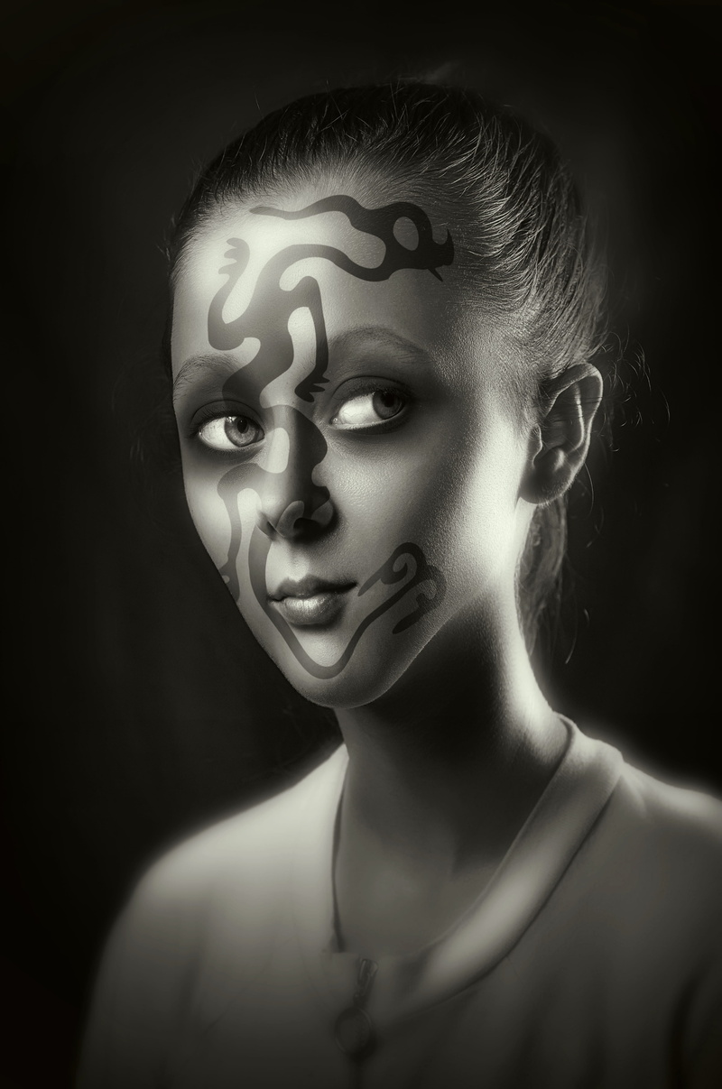 photomontage, 4K, women, dream, beauty, mysterious, view, light, contemplation, face, art, white, composing, girl, adult, studio shot, beautiful, teenager