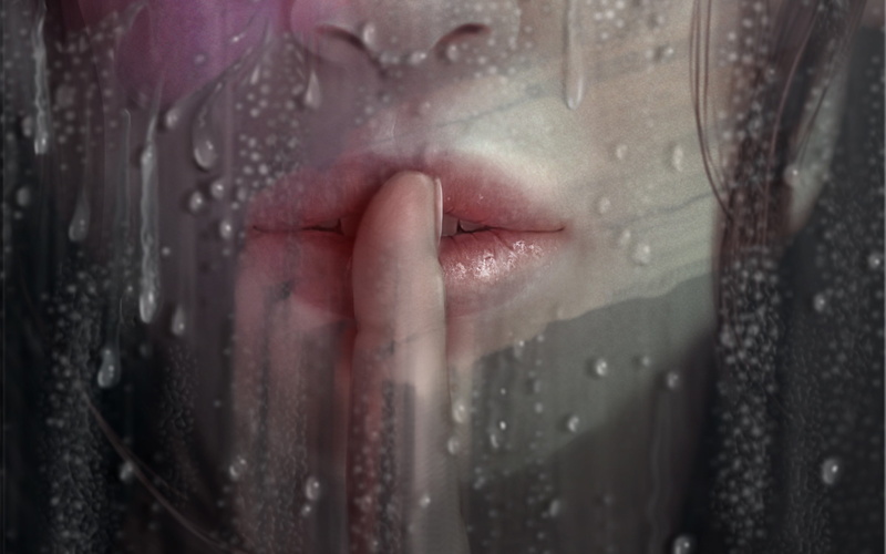 Evniki, lips, women, contemplation, adult, sadness, mouths, wet, close-up, water, woman, drop, one person, glass - material, body part, beautiful woman