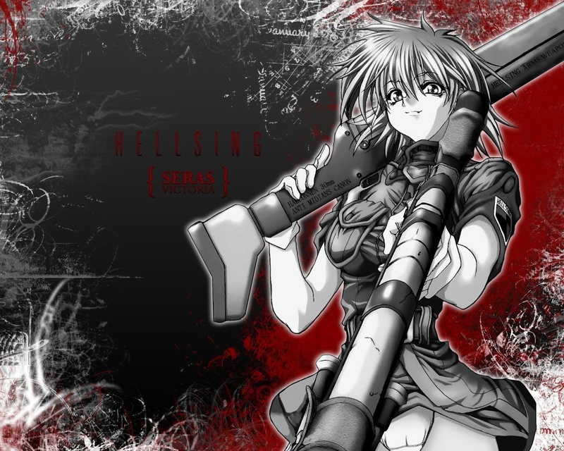 games, hd, 720P, 1280x1024 px, anime, art, video, x, px, hellsing, seras, sonic, Seras Victoria, victoria