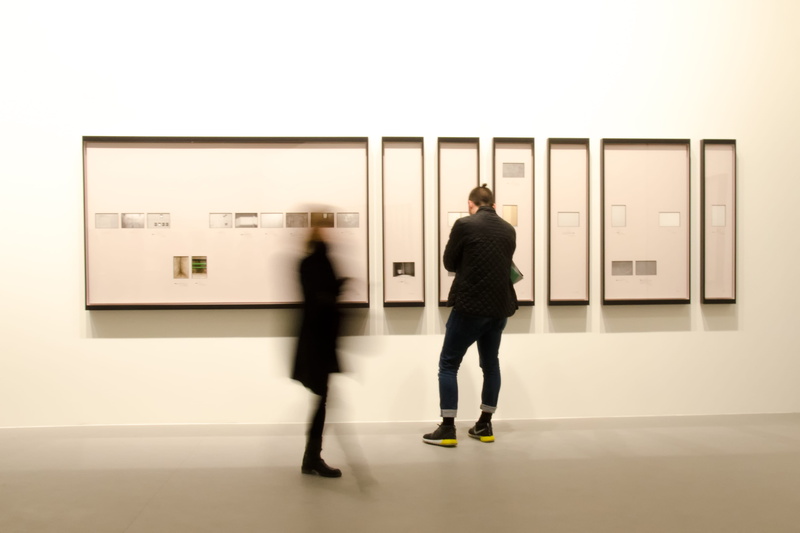 france, businessman, standing, business, 4K, business person, males, paris, expo, tableaux, blurred motion, full length, rear view, musée, people, art