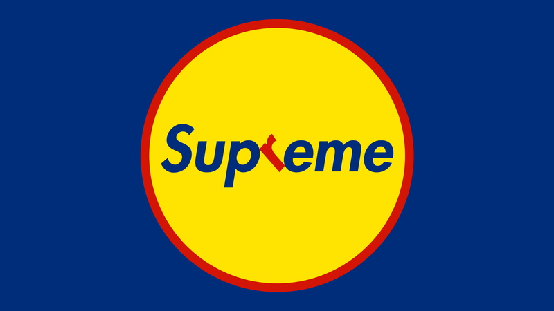 indoors, communication, western script, circle, yellow, shape, blue background, studio shot, blue, logo, message, road sign, supreme, geometric shape, guidance