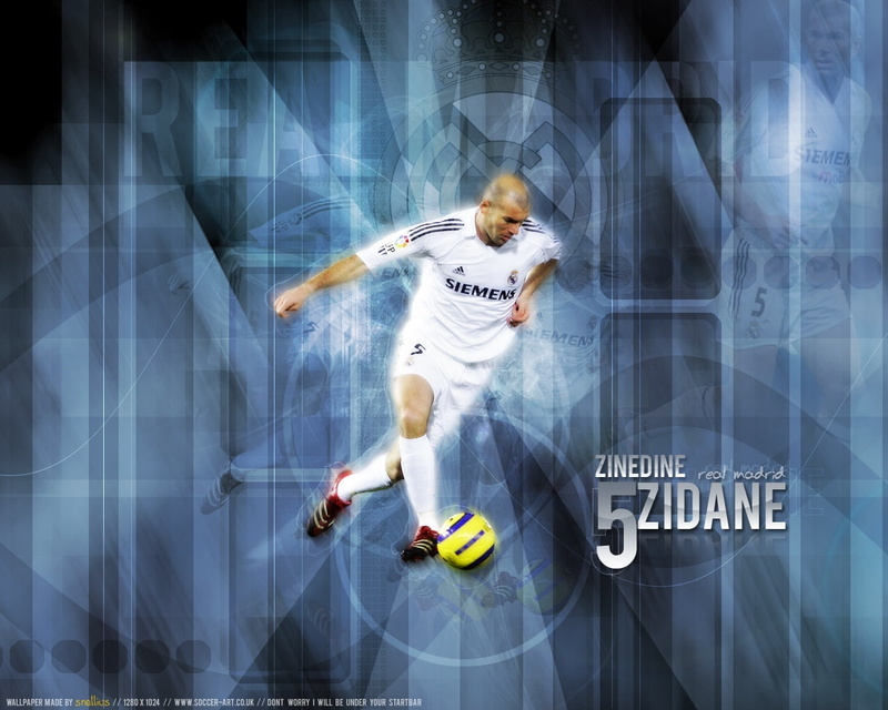 football, zinedine, madrid, real madrid, sports, zidane, art, real, 720P, x, hd