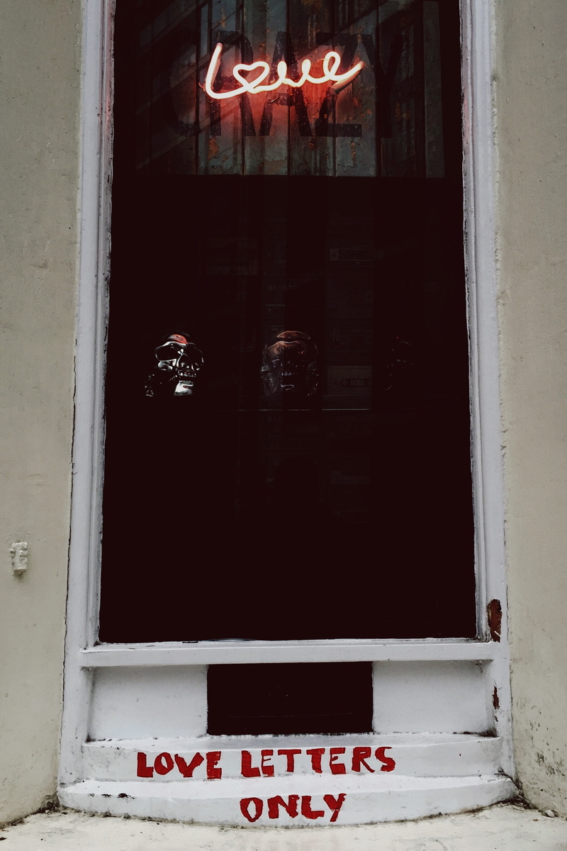 text, architecture, wooden, wall - building feature, safety, window, light, white, cabinet, closed, love, no people, letters, red, white color, day, frame