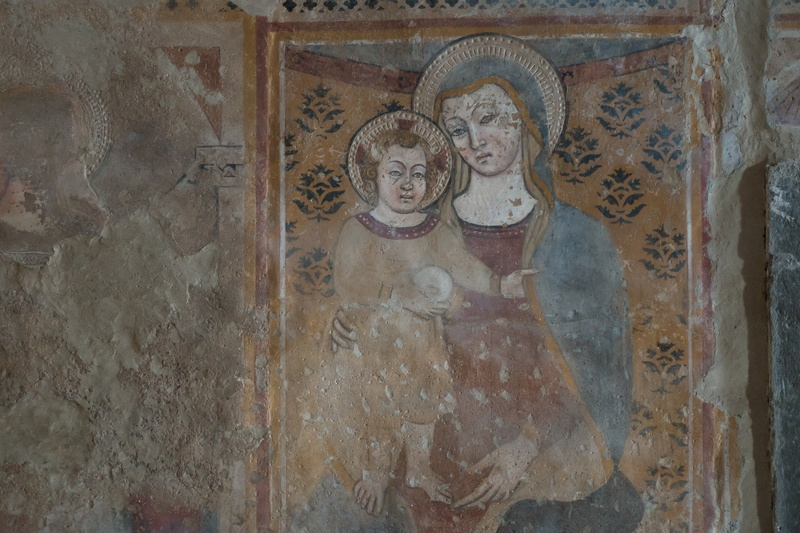 al fresco, history, belief, orvieto, fresco painting, fresh painting, madonna with child, spirituality, renaissance, no people, wall - building feature