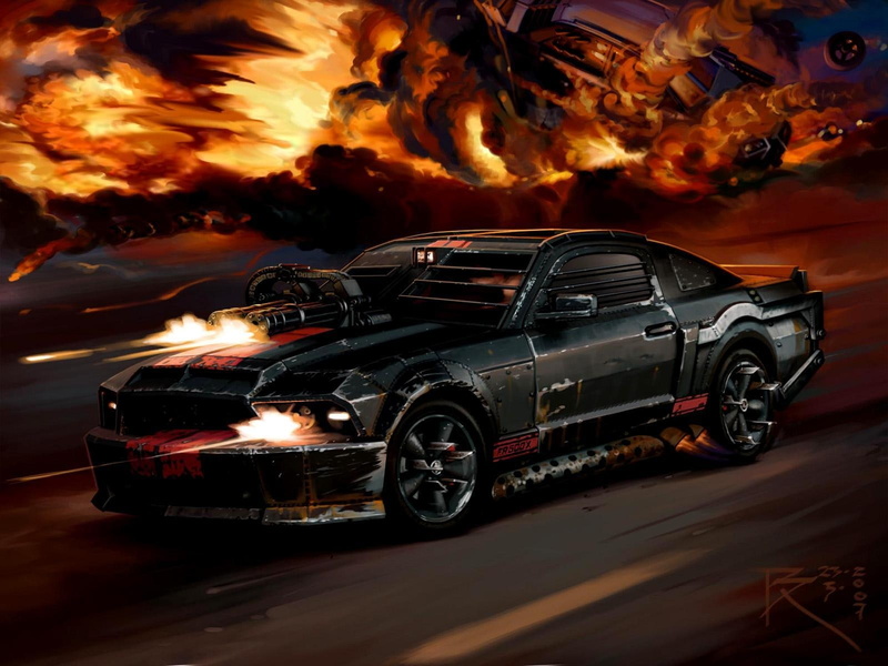explosions, fire, Wheelman, shooting, speed, 720P