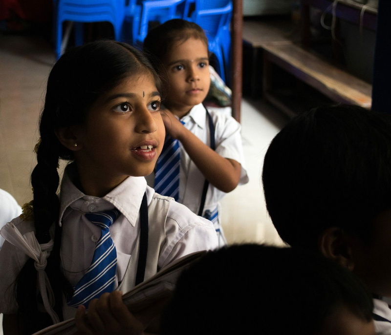 females, school children, architecture, india, offspring, uniform, 1080P, education, childhood, males, bengaluru, portrait, boys, teenager, child, indoors