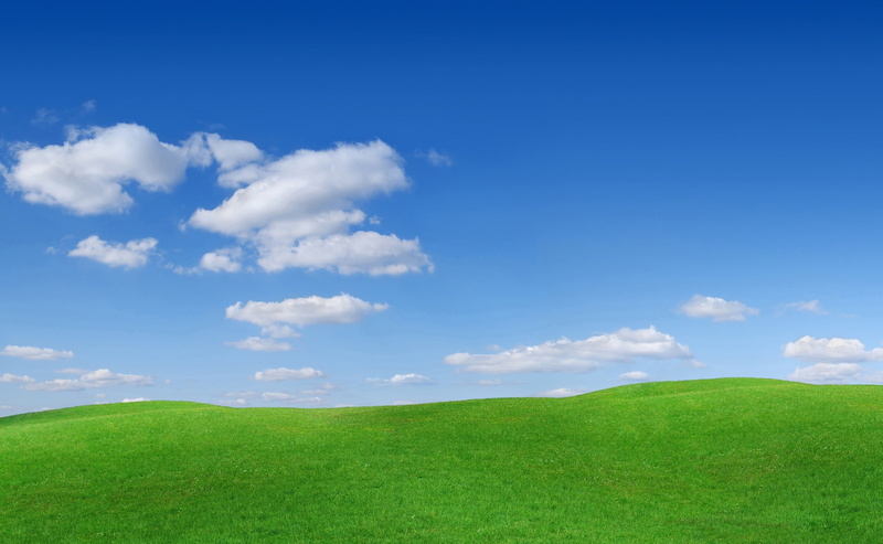 blue, white, digital, land, field, cloud - sky, Hills, tranquility, grass, green color, Green, 2K, non-urban scene, clouds, outdoors, sky, environment