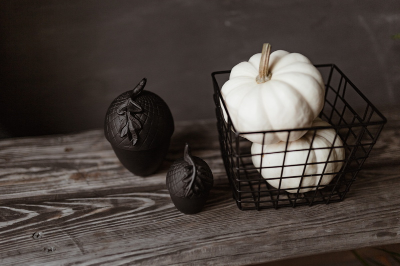 5K, focus on foreground, asian food, container, close-up, home, dark, table, wood - material, vegetable, basket, wellbeing, pumpkin, flowers, chinese food