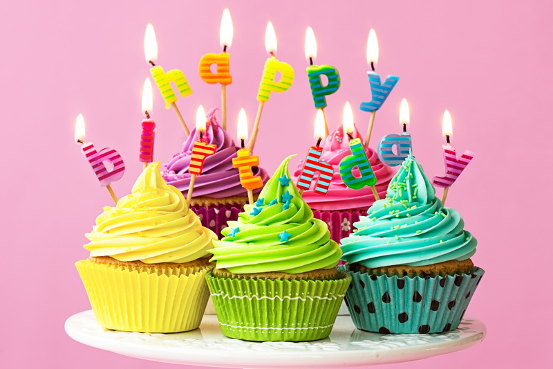 burning, multi colored, candle, food and drink, celebration, sweet, birthday candles, dessert, cupcake, fire, anniversary, Food, baked, temptation, party - social event