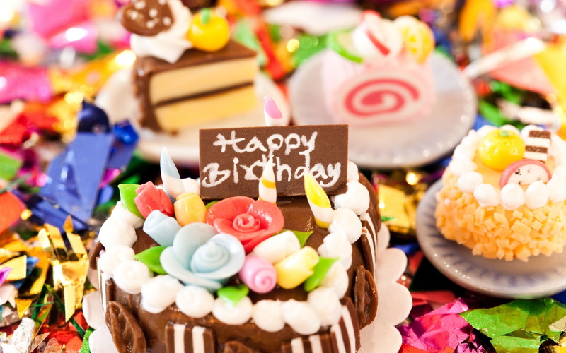 Dessert, Happy Birthday, Birthday, Holiday, 2K, Sweets, Sugar, Colorful