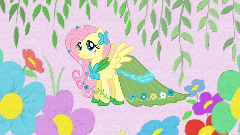 art, Fluttershy, pony, 1080P, dress, my little pony, little, hd