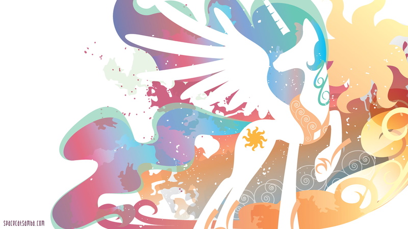 Princess Celestia, Vector, My Little Pony: Friendship is Magic, White, My Little Pony, 1080P, Magic