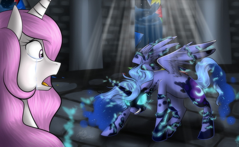 Nightmare Moon, TV Show, Princess Celestia, Princess Luna, My Little Pony: Friendship is Magic, 1080P