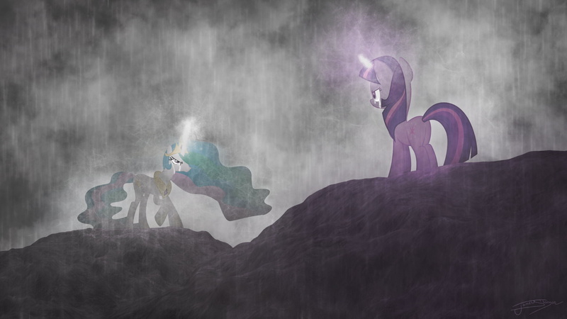 My Little Pony, 1080P, My Little Pony: Friendship is Magic, Princess Celestia, Twilight Sparkle