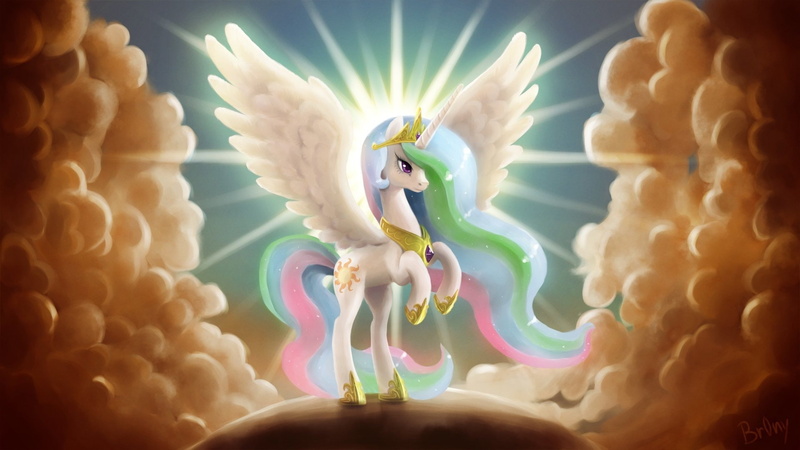 Princess, My Little Pony, pony, Celestia, 1080P, wings