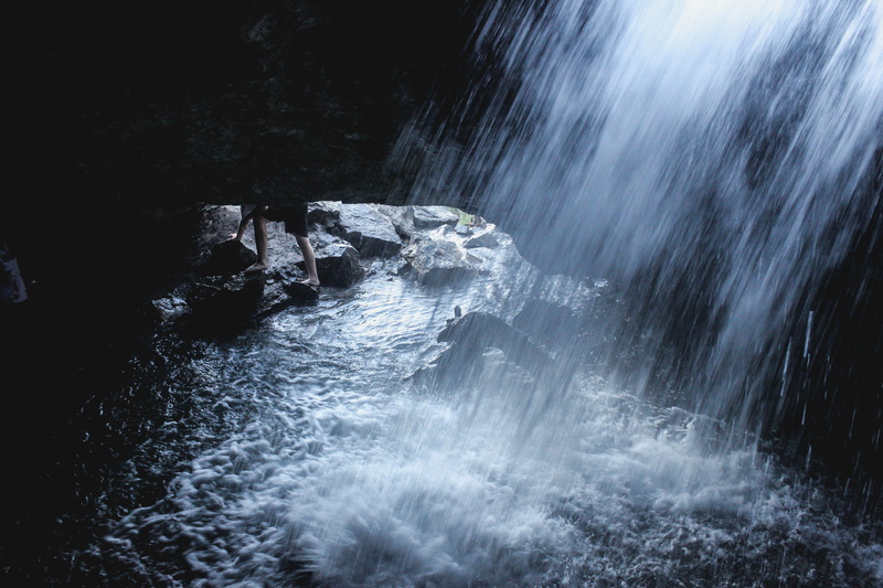 splashing, utah, flowing, nature, power, sea, solid, donut falls trailhead, land, beauty in nature, no people, formation, water, long exposure, beautiful