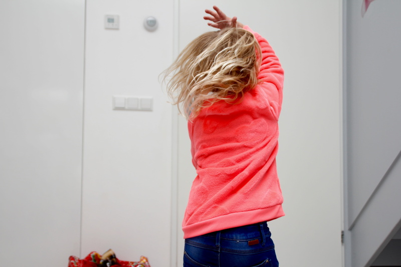 casual clothing, female, leisure activity, movement, denim, pants, standing, lifestyles, sleeve, person, blouse, clothing, females, linen, red, long sleeve