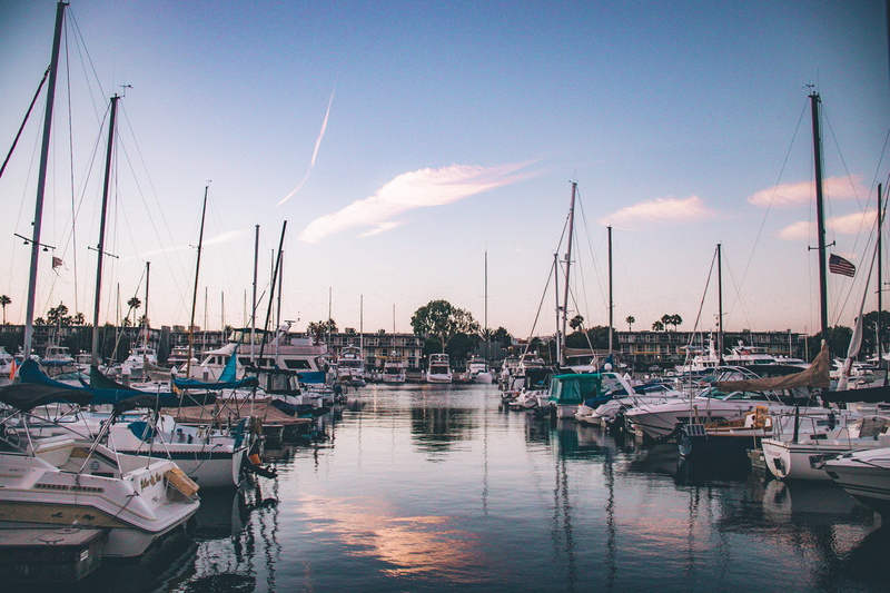 hd background, sunset, pole, marina del rey, 2K, port, marina, moored, cloud - sky, no people, ocean, boat, nature, boats, day, waterfront