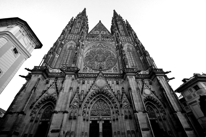 city, sky, cathedral, religious, no people, society, perspective, place of worship, promesantes, stone, lateral façade, religious signs, 5K, facade, building