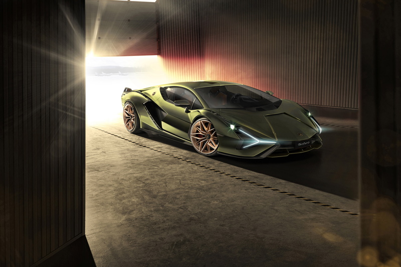 hybrid, Later, 8K, supercar, Lamborghini, machine, lights