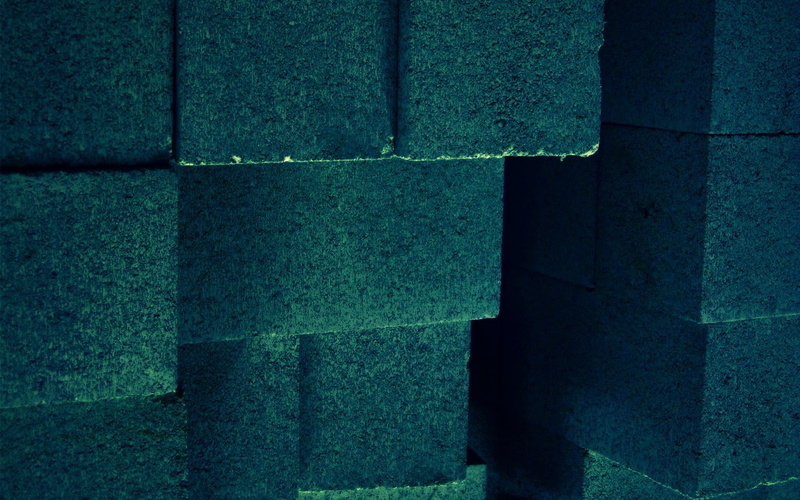 day, 1080P, full frame, bricks, design, block, stone material, outdoors, architecture, textured, solid, repetition, concrete, blue, wall - building feature