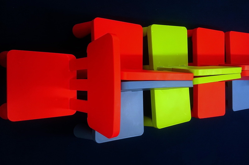 design, cut out, block, 1080P, vibrant color, three dimensional, indoors, blue, studio shot, toy, variation, chair, choice, cube shape, shape, red, no people