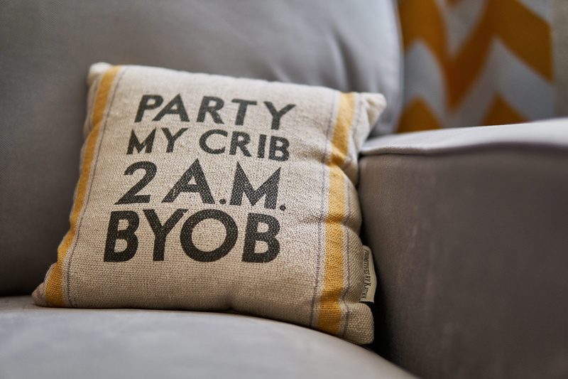 copy space, furniture, bedroom, interior, text, yellow, communication, black, selective focus, suede, close-up, design, relaxation, message, business, couch