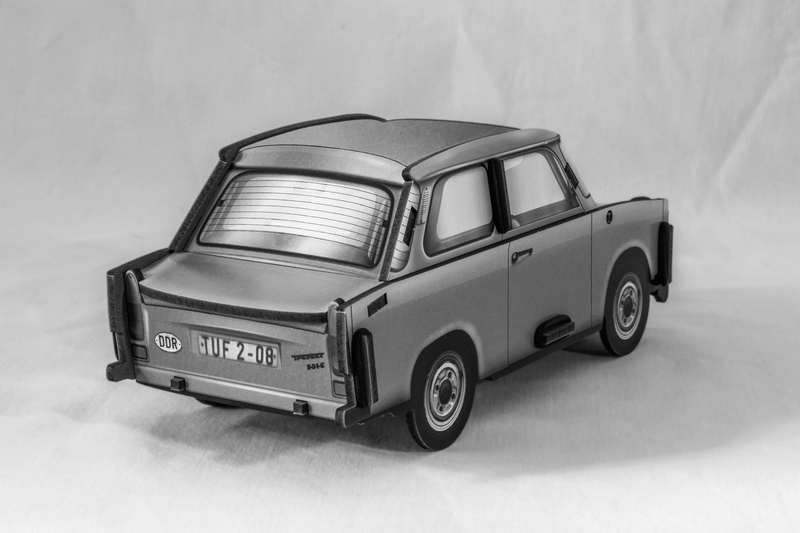 trabant 601, small car, single object, ddr, background, close, indoors, trabi, high angle view, no people, east germany, toy, travel, vehicle