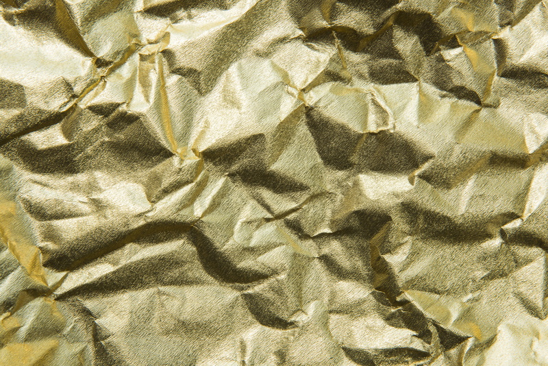 backdrop, high angle view, wall, 5K, full frame, crumpled paper, reflection, gold, pattern, abstract, textured effect, backgrounds, metallic, mix, textured