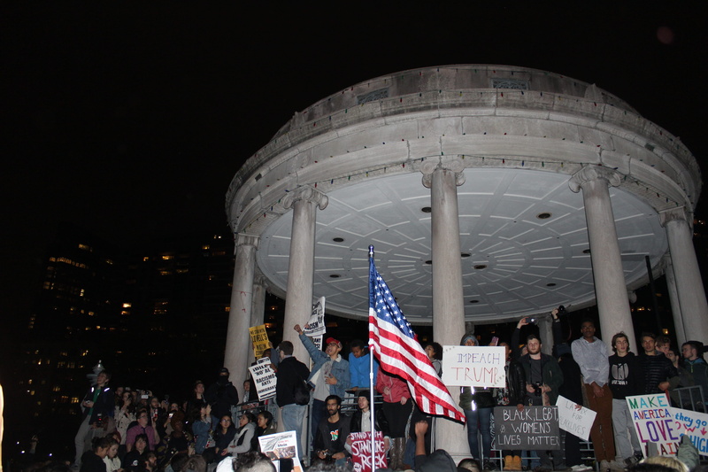 human, patriotism, symbol, built structure, festival, sky, apparel, press conference, person, city, lifestyles, marching, crowd, vigil, large group of people