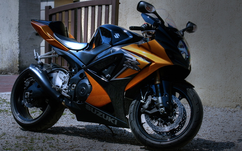 Suzuki, 2K, outside, Motorcycle, parked, House