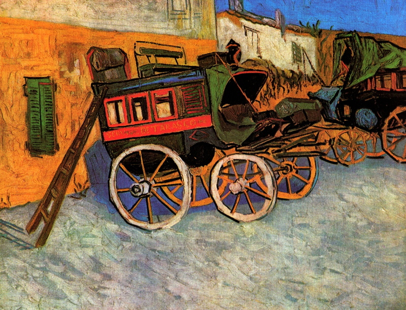 Vincent van Gogh, 2K, coach, ladder, Tarascon Diligence