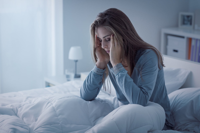 woman, fatigue, 1080P, bed