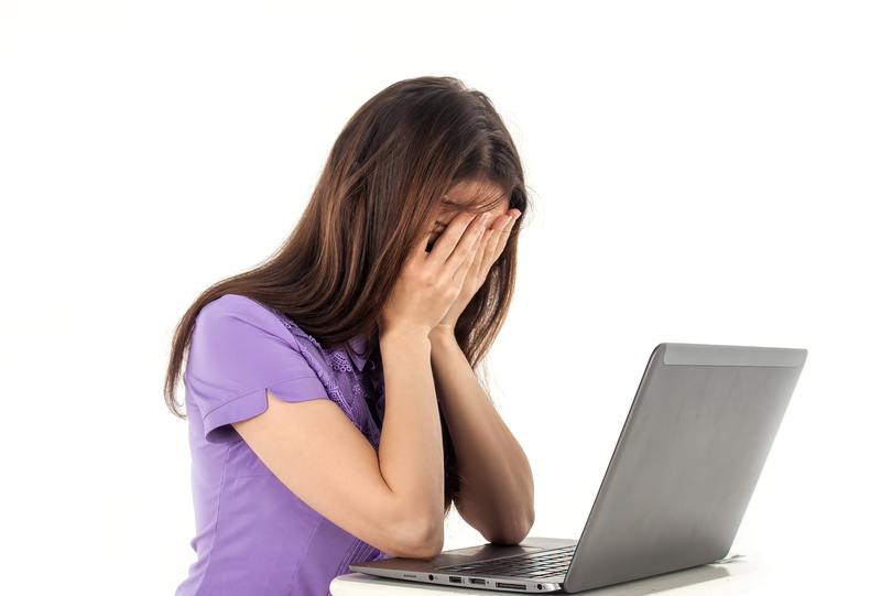 internet, adult, frustration, sadness, 4K, wireless technology, laptop, computer, emotions, work, hand, connection, front, sitting, one person, emotion