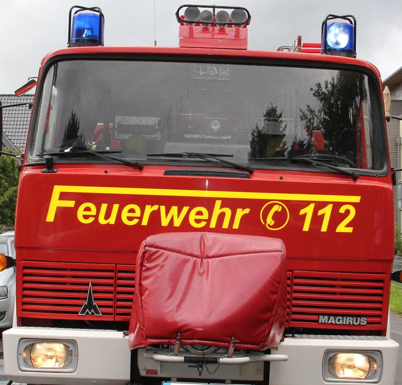 Fire Truck, rescue, communication, bus, no people, vehicles, accidents and disasters, car, capital letter, fire, fire engine, close-up, day, 112, healthcare and medicine