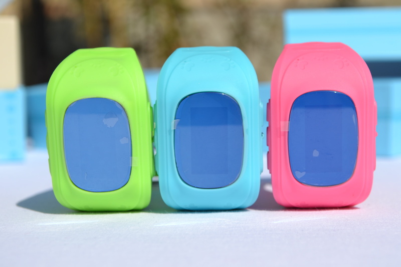 green color, close-up, four objects, three objects, design, focus on foreground, architecture, clock, multi colored, blue, in a row, smart, turquoise colored